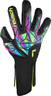 Reusch Attrakt Fusion Strapless 5470979 7052 black yellow front